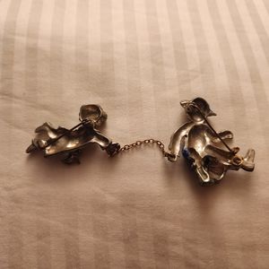 Antique Jack and Jill Brooch